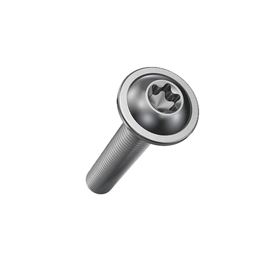 Robuste Linsenkopfschrauben M5 aus Edelstahl für Akku-Schienen beim E-Bike-Umbau. Rostfrei, sicher, optisch dezent – ideal zur Rahmenmontage.